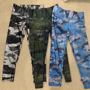 Three terez crop leggings